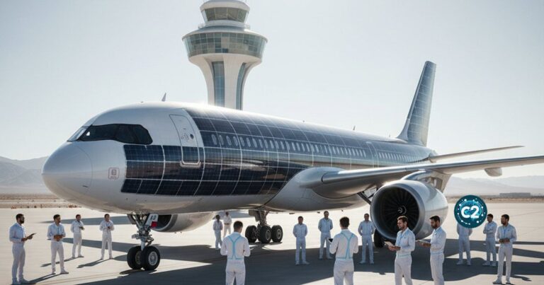 ⚡ Airbus enfrenta riesgo solar: solución para miles de aviones.